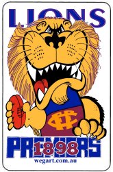 Lions 1898 WEG Fridge Magnet FREE POST WITHIN AUSTRALIA